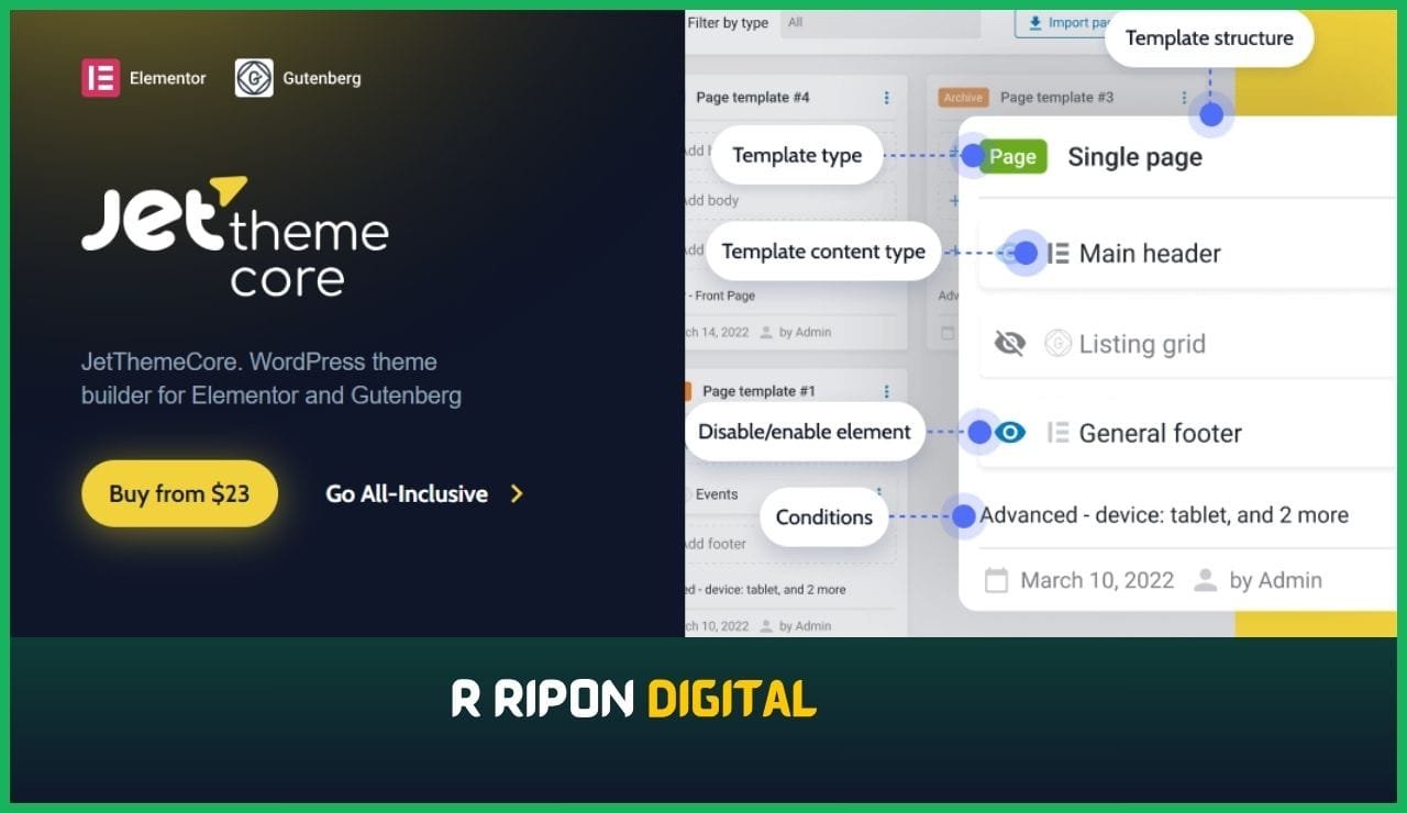 JetThemeCore. Visual theme builder for Elementor and Gutenberg JetThemeCore. Visual theme builder for Elementor and Gutenberg